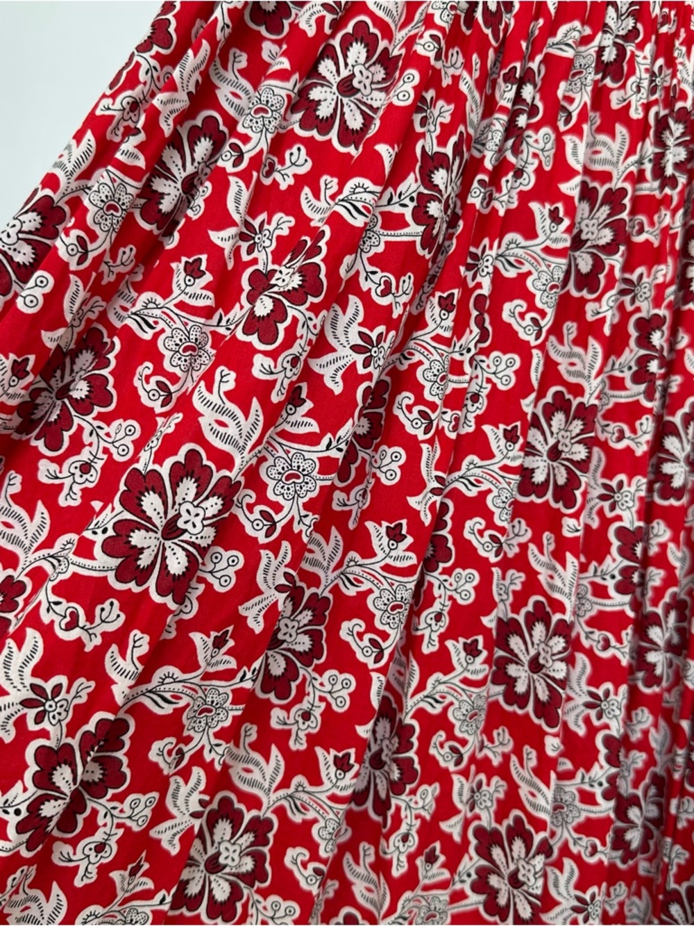 J.Crew Tie Waist Halter Dress in Vintage Red Floral | XXL | NWOT - Picture 10 of 13